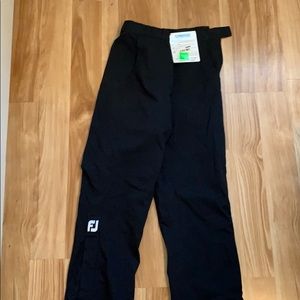 Black FJ waterproof golf pants